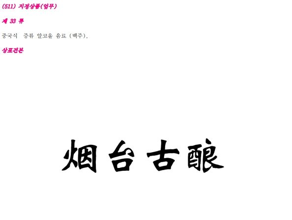 [Patent Talk] The Name “Yantai Gaoliang Liquor” Can No Longer Be Used Freely